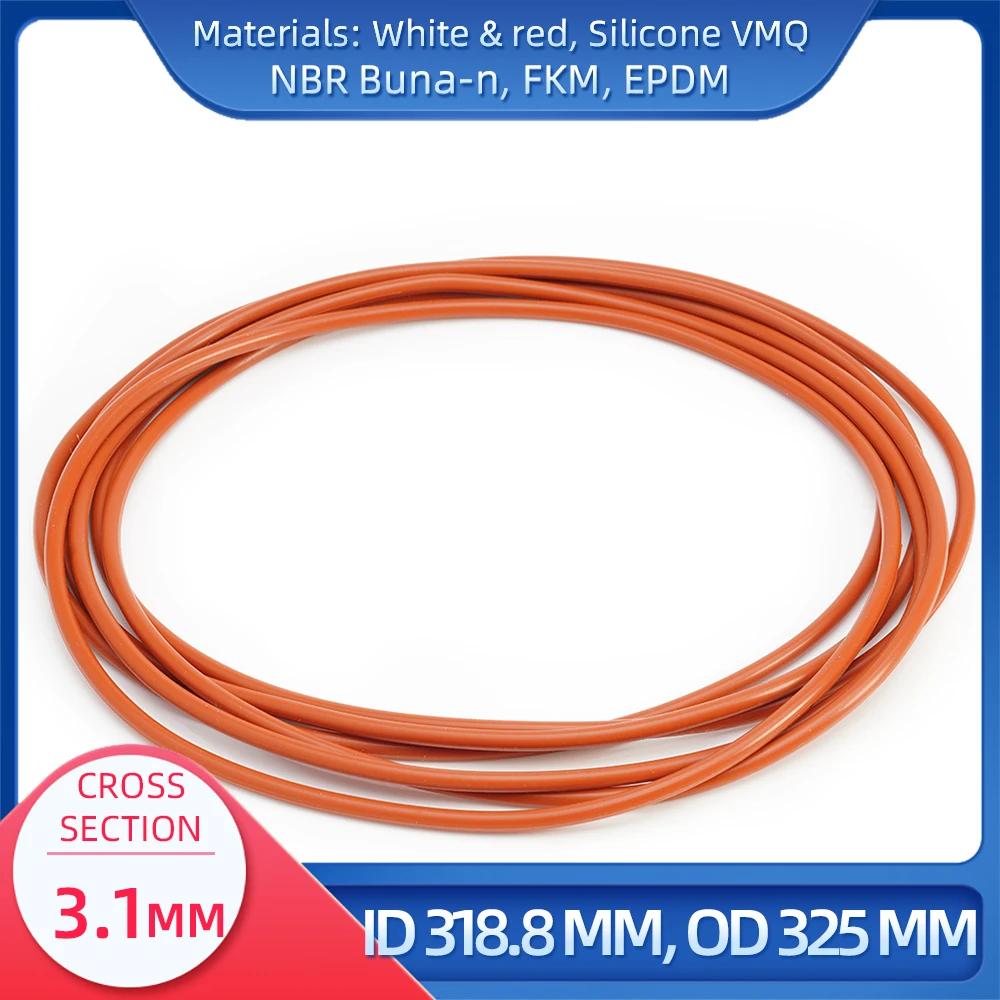 O  CS 3.1mm ID 318.8mm OD 325 mm , Ǹ VMQ NBR FKM EPDM ORing Seal Gaske